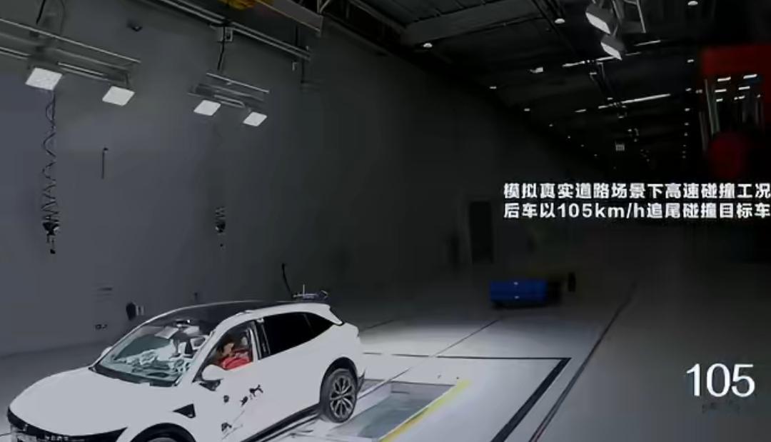 给老外一点中国式安全震撼国产车完成全球中型SUV首次105km/h高速后碰撞测试