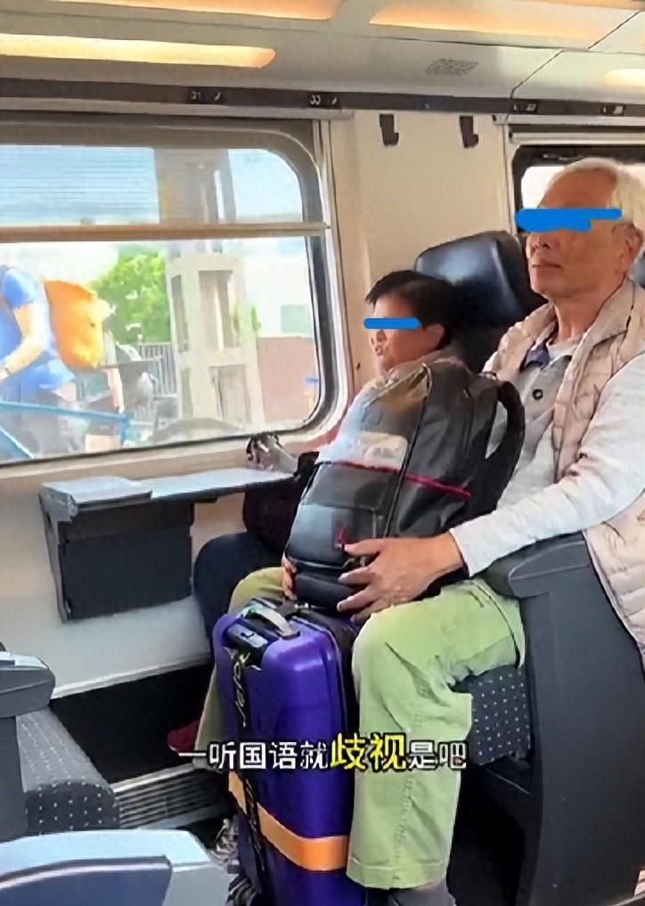 记住这俩奴才，跪久了站不起来了。中国小伙在瑞士旅游坐火车说普通话，被香港移民怒怼