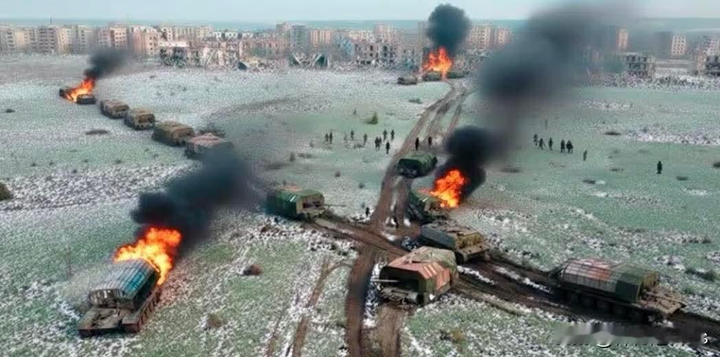 俄罗斯坦克在乌克兰草原沦为无人机靶标无人机已成为现代战争中真正的"颠覆性因素