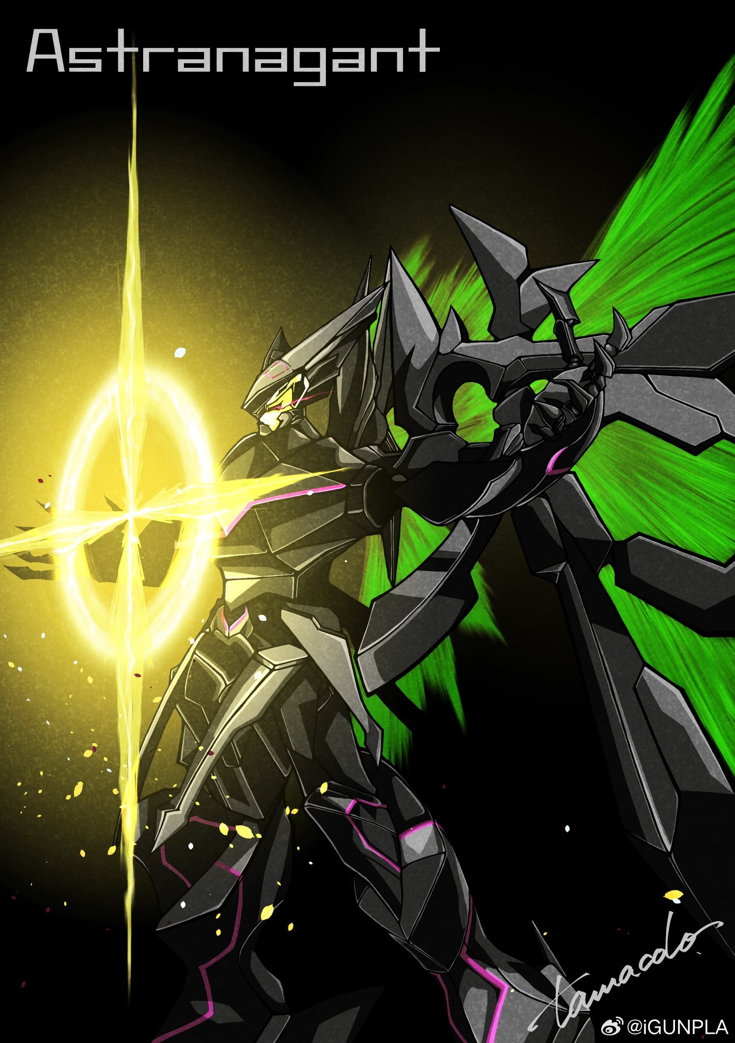 黑天使阿斯特纳钢（viaたまころ）高达