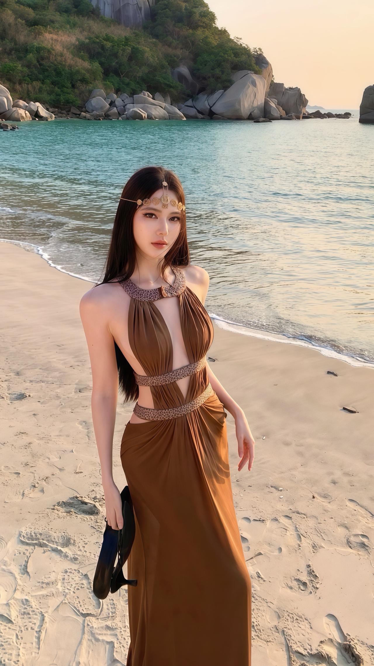 度假海边这样穿巨巨出片海边海边拍照