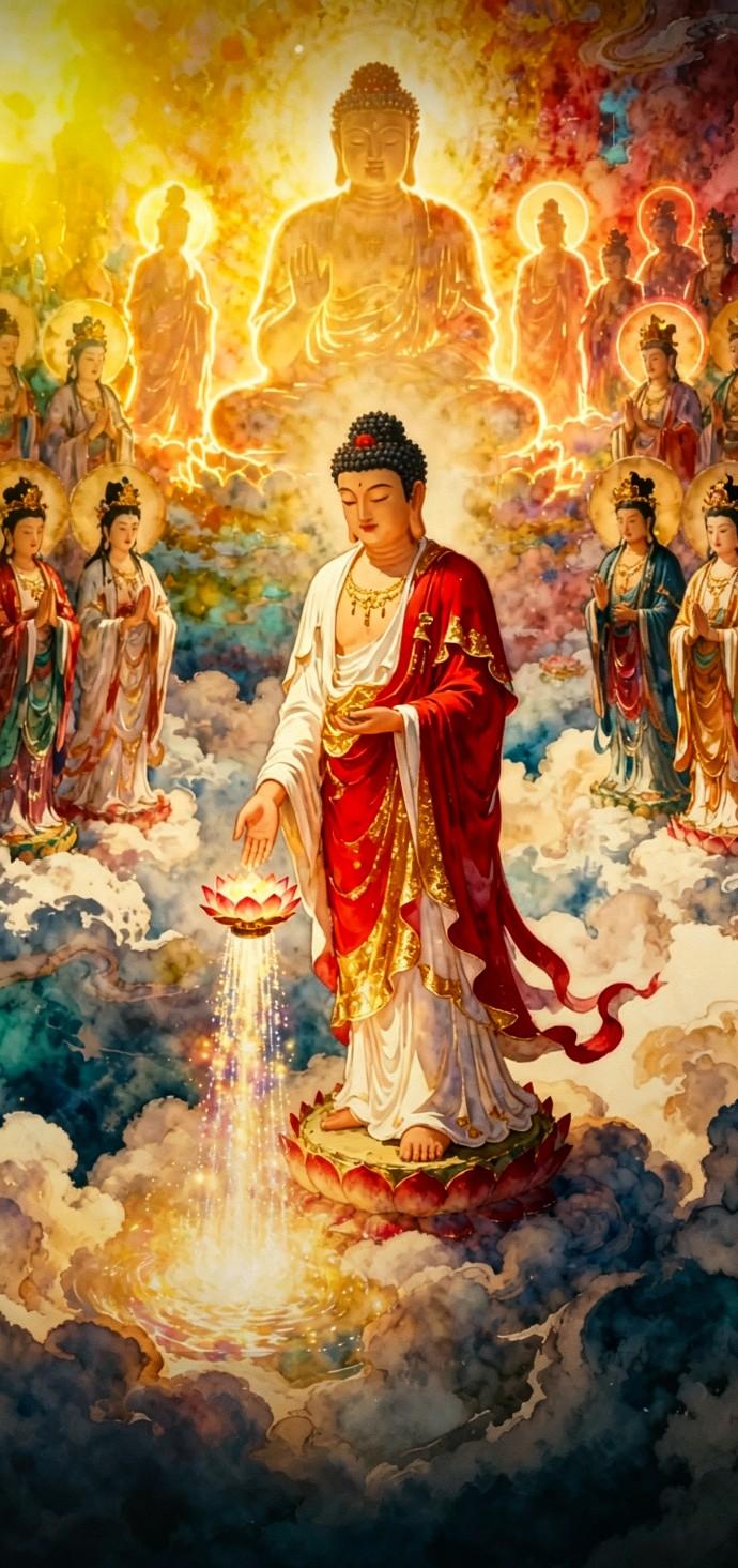 声声佛号入心，满心皆是归乡的温柔法喜🙏越踏实念佛，越能读懂六字洪名的万般