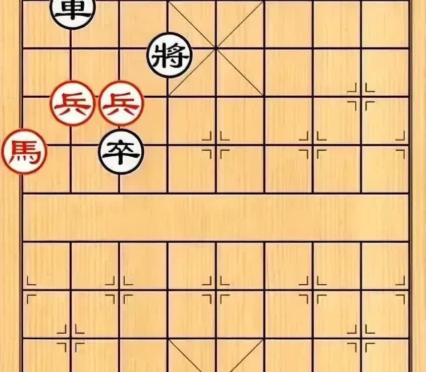 会走棋的都知道，车怕低头将怕高，这两样禁忌在这盘残局中黑棋都占齐了。盘面上黑将已