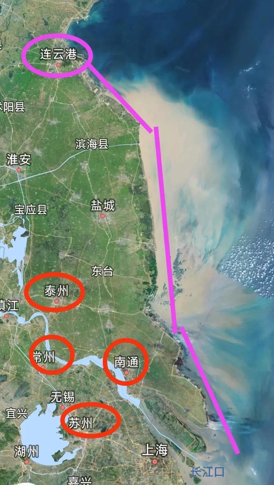 为什么江苏沿海港口吞吐量不如长江沿线的苏州港?一句话总结：江苏沿海是“先天不行