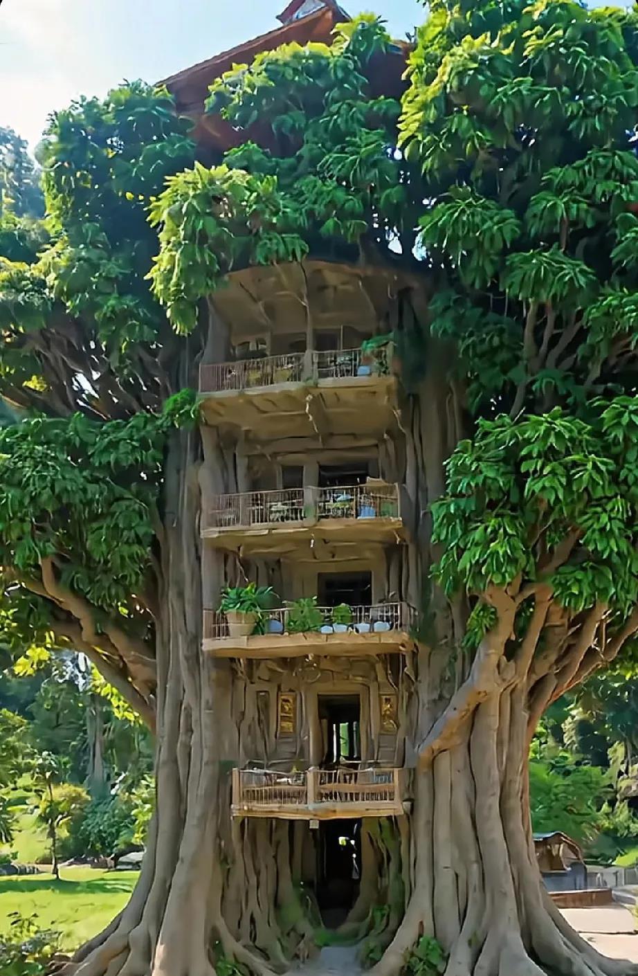 树屋，大山里的世外桃源