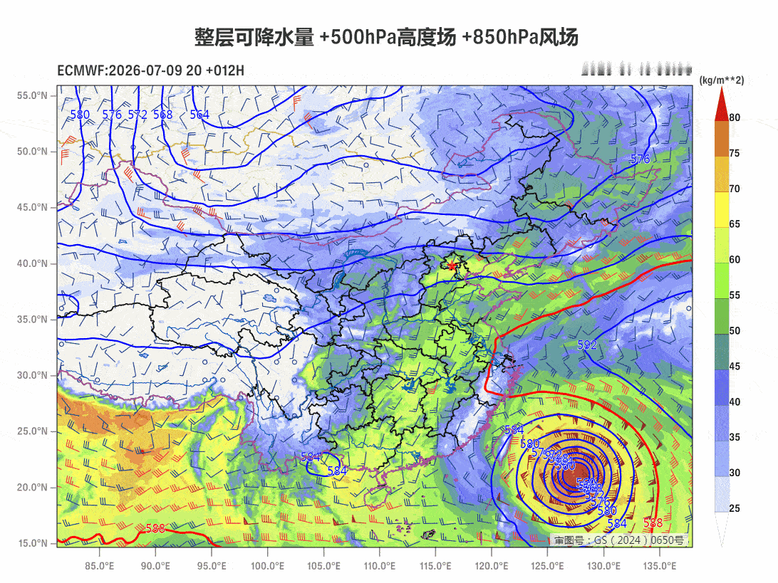 【强降雨和强对流】昨天到今晨，我国降水范围较大，基本可以分为两大类，副热带高压南