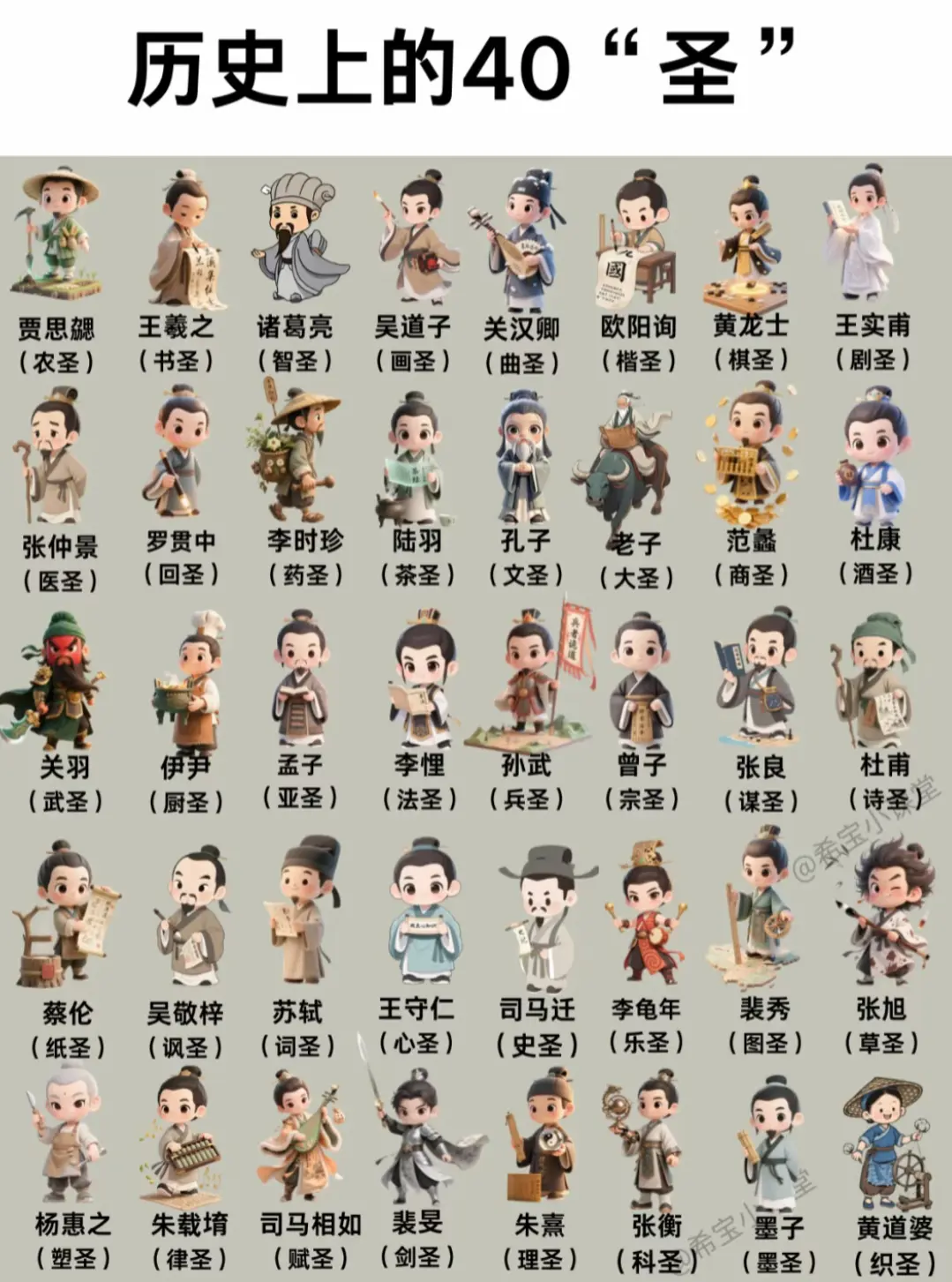 历史上的40圣想这么多怪累的吧