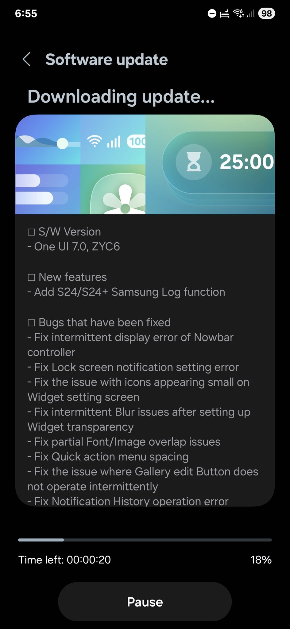 国外GalaxyS24系列推送OneUI7.0Beta5，Galax