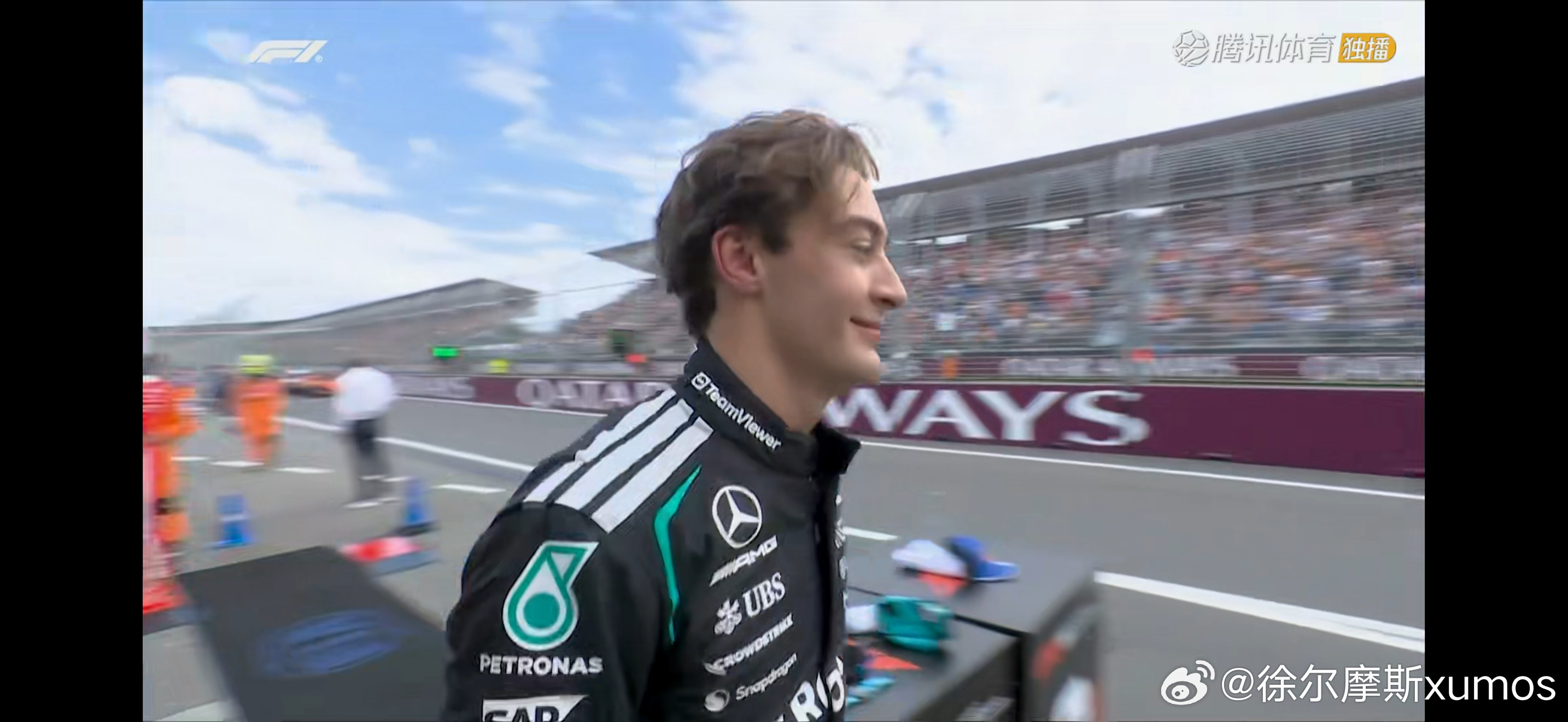 F1澳大利亚站排位赛：拉塞尔杆位，安东内利第2，哈贾尔第3，维斯塔潘Q1撞车出局