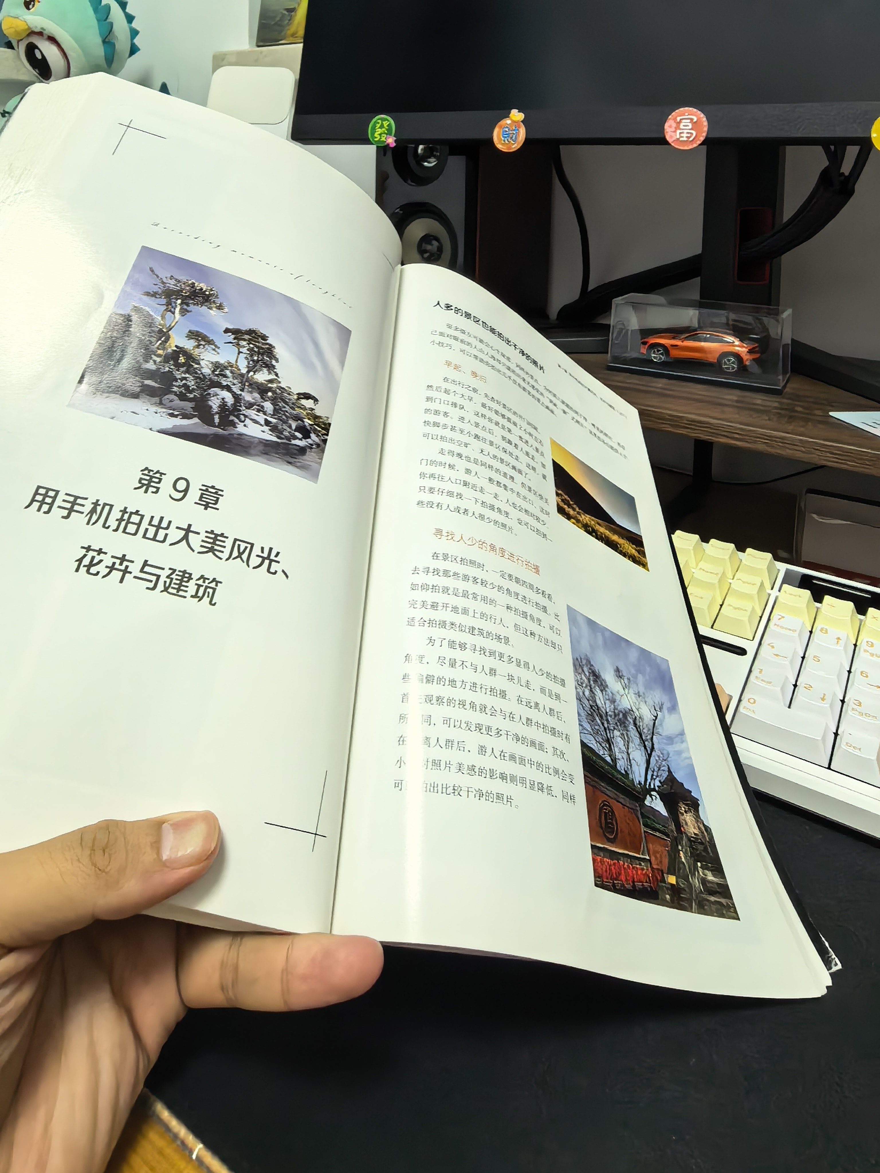 趁着乐乐睡着，赶紧来把这本书看完，这书是来精进自己的摄影技巧。但是差不多看完了，