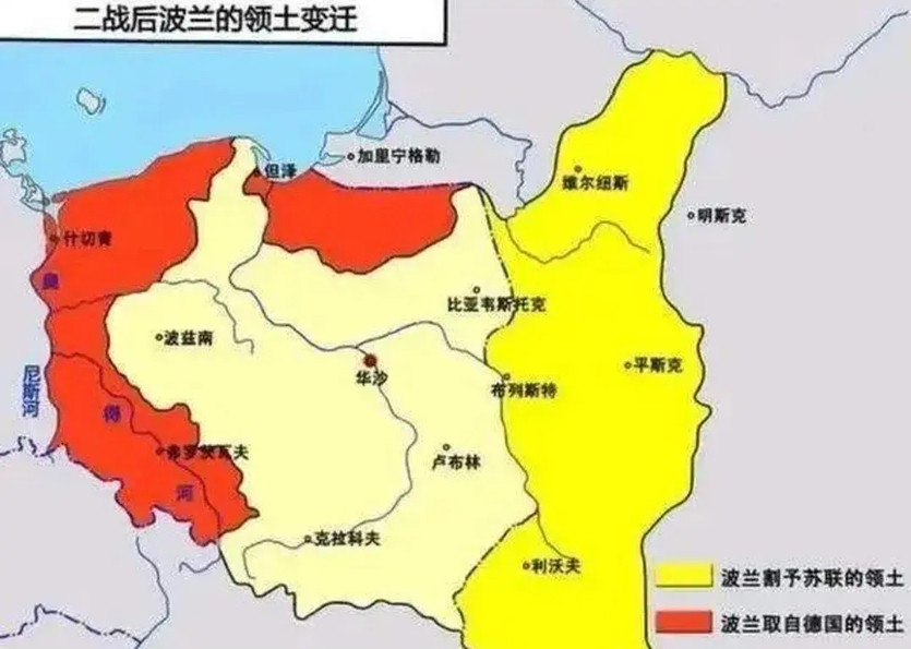 俄罗斯历史上瓜分了波兰，获利的是乌克兰。德国历史上瓜分了波兰，苏联把波兰土地给了