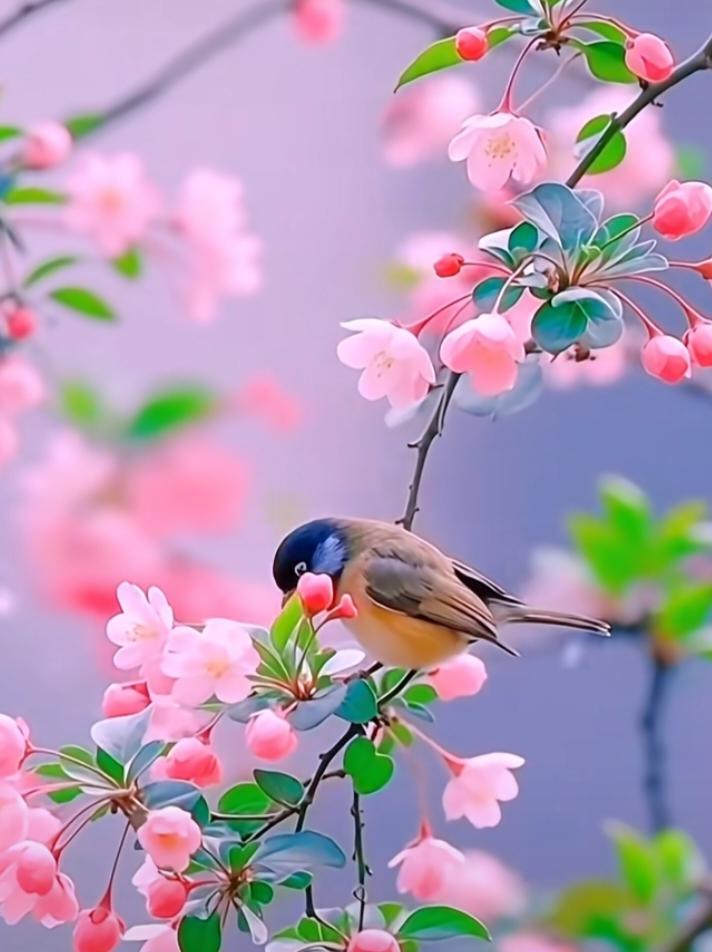 相册里最满意的照片春天里的莺歌燕舞