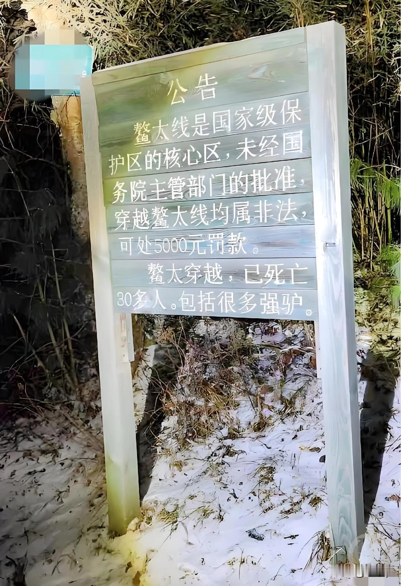 千万别去秦岭鳌太线了最近的这5人就是一个活生生的例子据神秘园的统计已经超过1