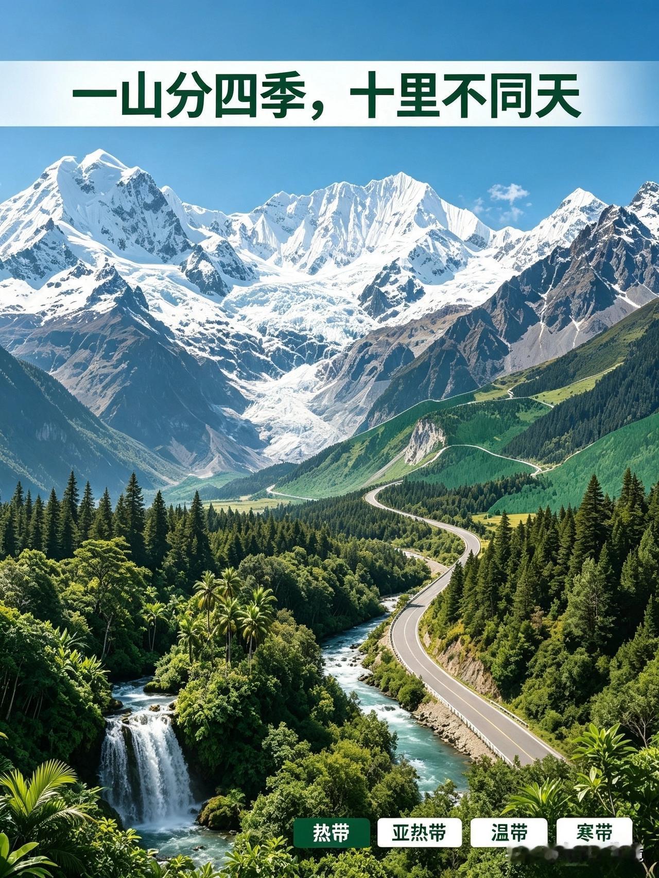 国内仅此一省！一边热带雨林，一边万年冰川，就在中国你有没有想过，在同一个省