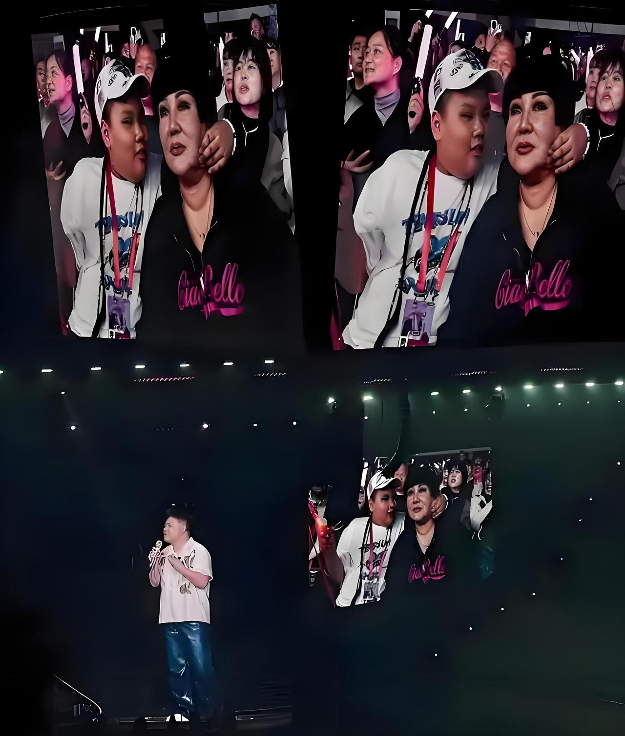 岳云鹏西安演唱会火热开唱，现场气氛热烈非凡。师娘王惠惊喜送祝福，一句“好好唱，我