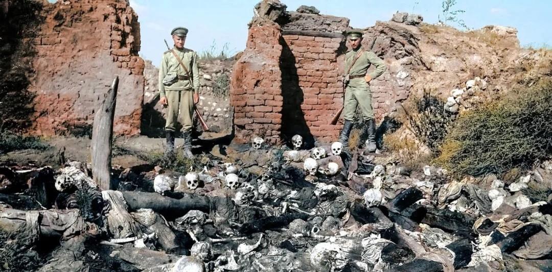 这村子在土耳其东部穆什山谷，战前七成人是亚美尼亚人。奥斯曼内政部1915年的密电