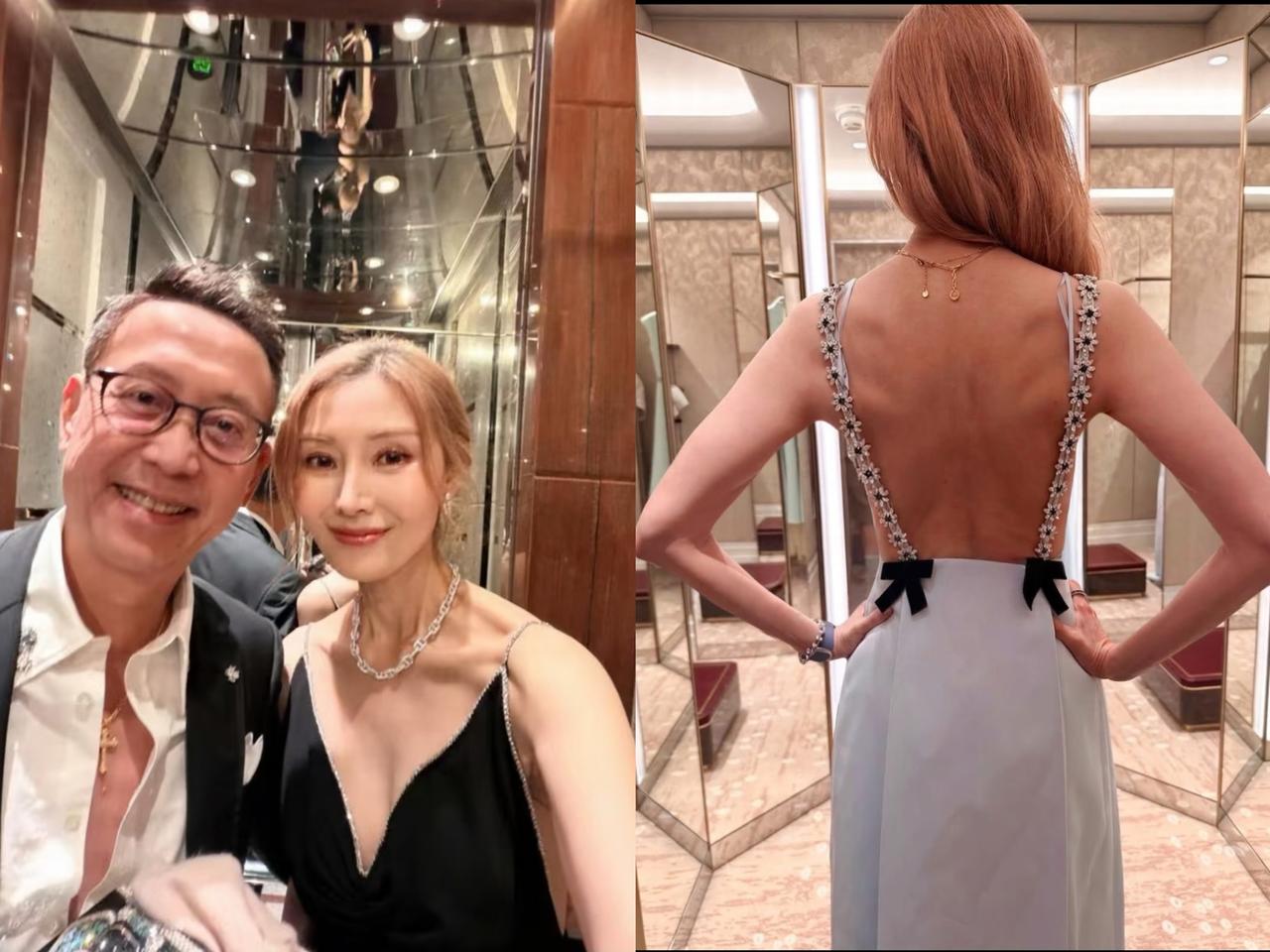 果然明星不是谁都能比的，李嘉欣这个真实的后背暴露了，哪怕嫁入豪门当阔太太