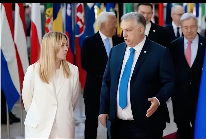 欧盟峰会闹了大笑话！26国欧盟领导人花了一个半小时试图说服匈牙利总理欧尔班取消对