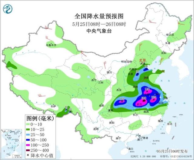 未来三天江南江汉江淮黄淮等地有强降水