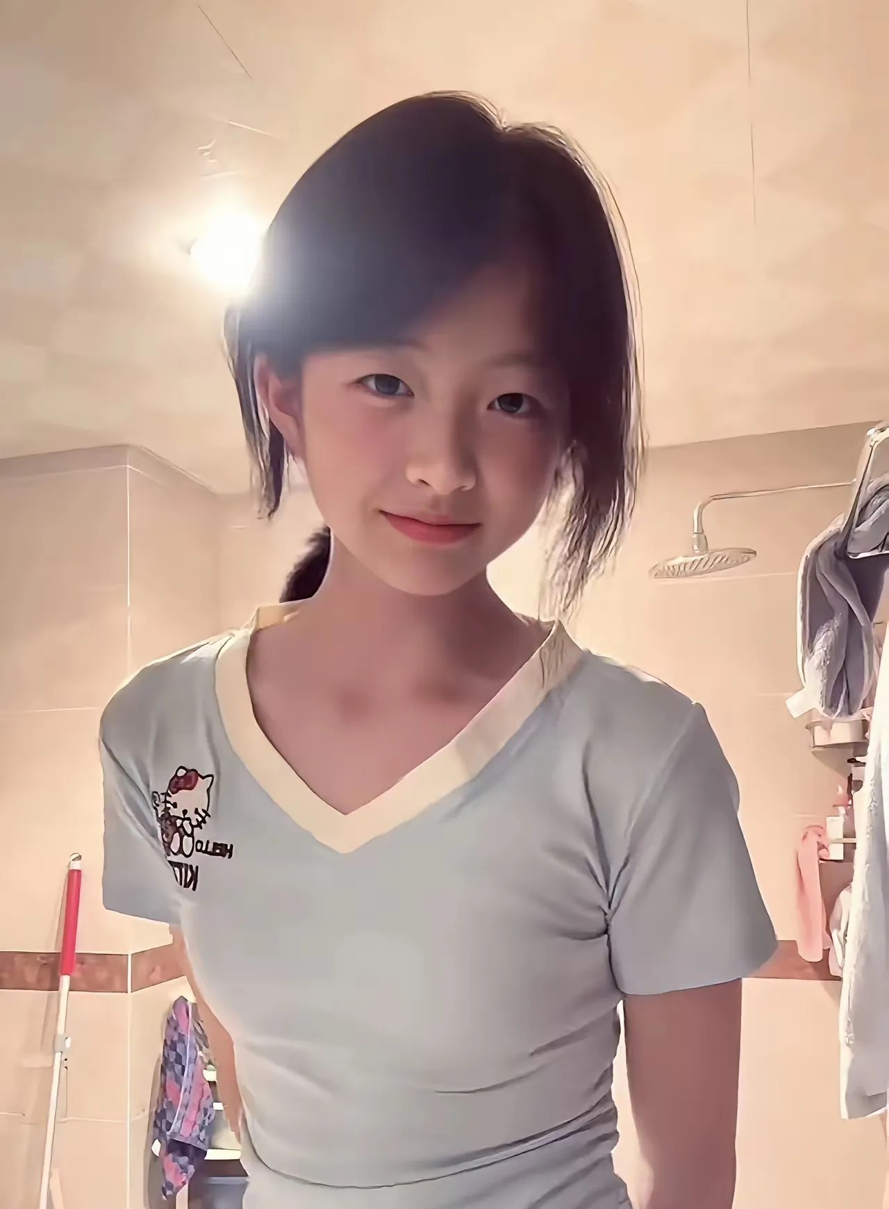 初中生出来报到。