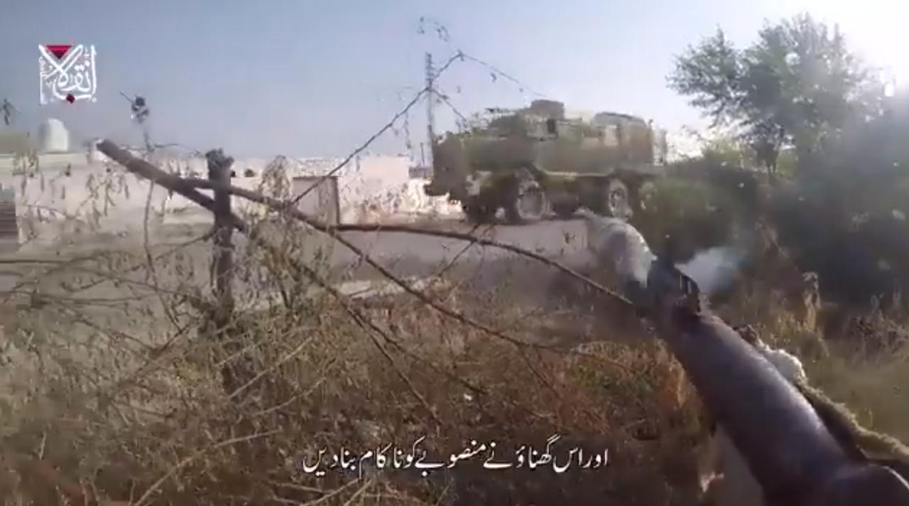 巴基斯坦塔利班运动（TTP）武装分子发布的视频片段，画面显示巴基斯坦塔利班运动（