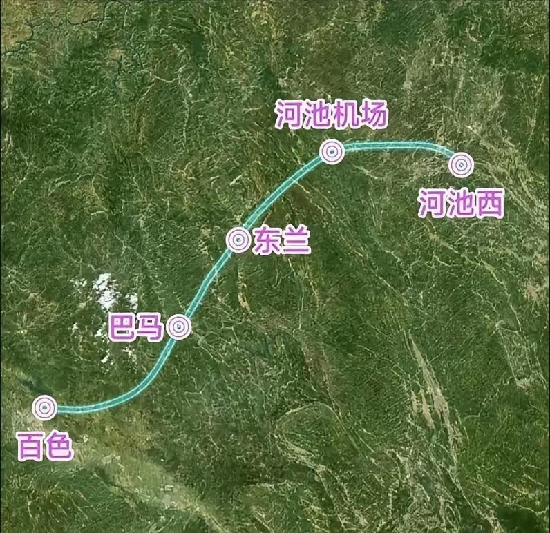 早该修了！这是广西真正意义的十字高铁！可以彻底解决桂西北的贫困状态！比南广高铁作