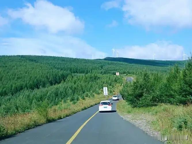 张家口张北草原天路桦皮岭出入口处，目前比较乱乎，那里正在盖楼房，估计是搞避暑住宿