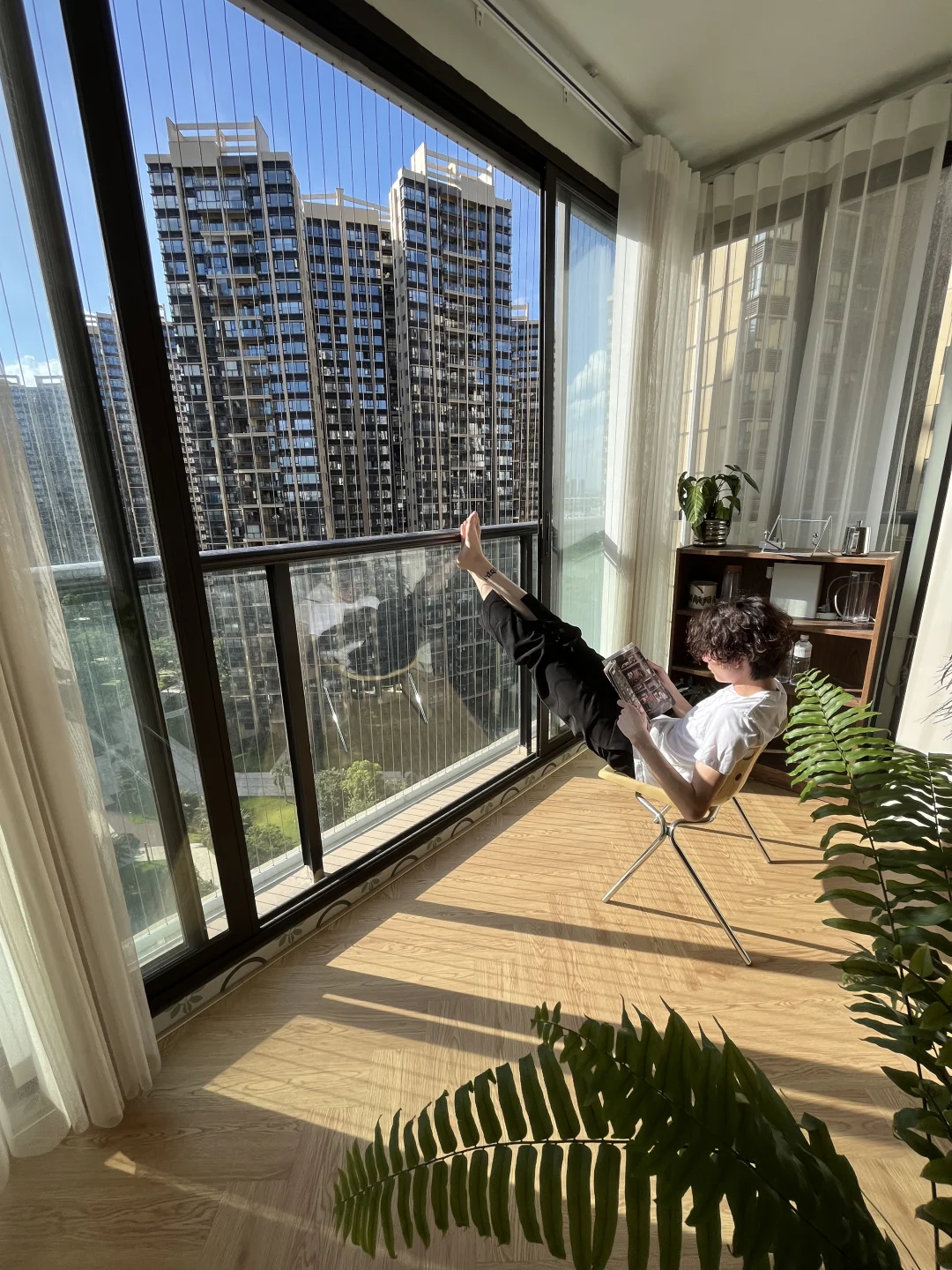 幸亏不听老公劝❕坚持花8k做推拉门封阳台🤣