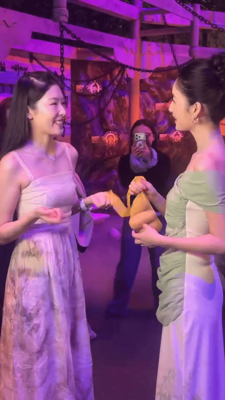 郭晓婷复刻花楹台词梦回仙剑了郭晓婷今天梦回花楹了郭晓婷线下复刻花楹台词，瞬间梦回