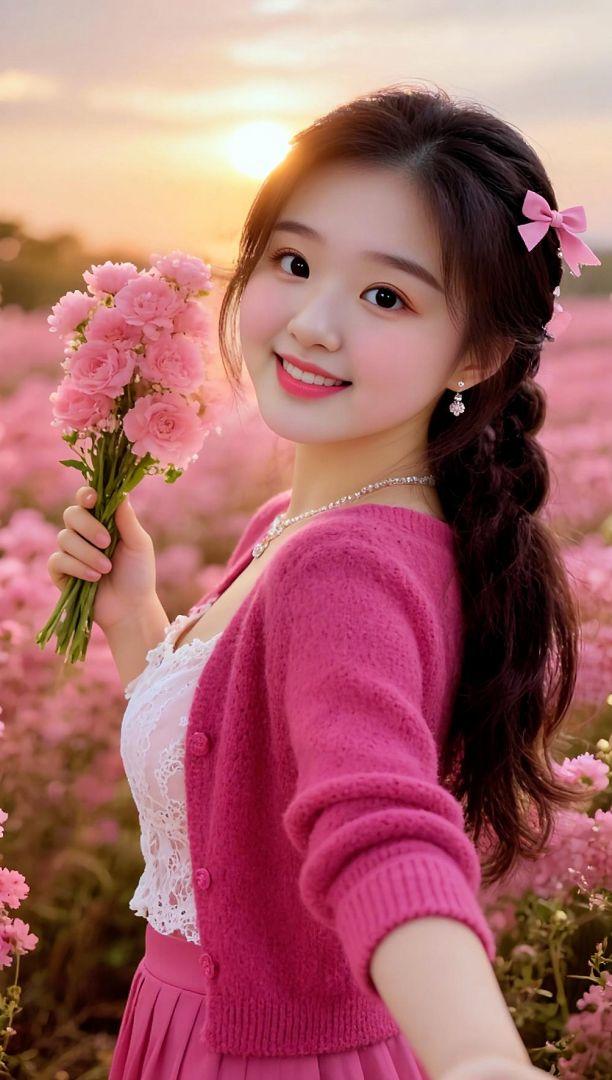 花田氛围感赴一场粉色花海的约走进粉色花海抖音玩法合伙