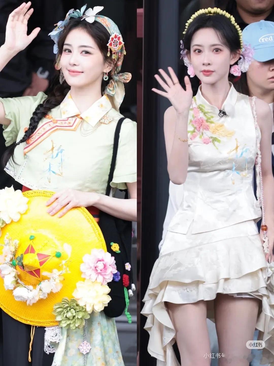 白鹿、孟子义俩人同款妆造，谁更好看