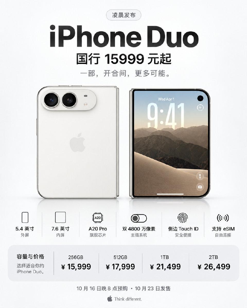 问大家一句：今天晚上8点你们是不是都准备好了抢iPhoneDuo。今天早上