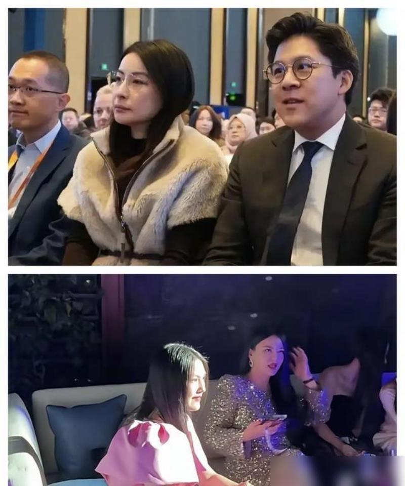 前两天刷到李湘带王诗龄和前夫去哈尔滨参加经济论坛的照片，差点没笑死。母女俩穿得跟