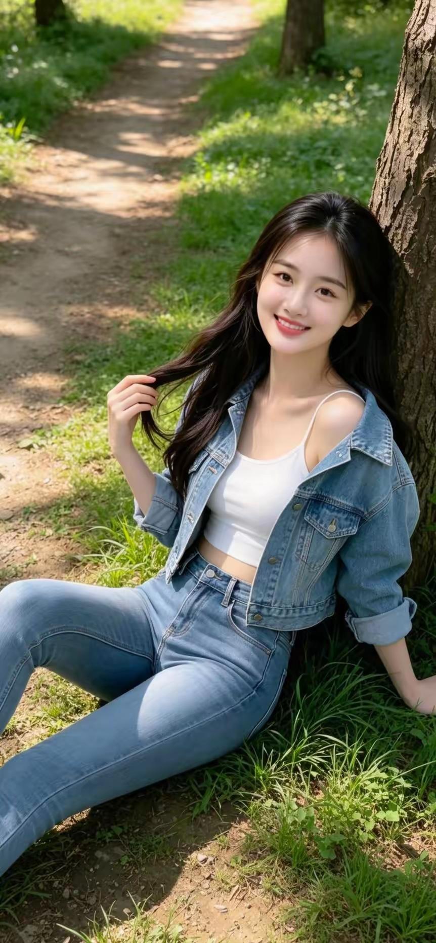 美女如花