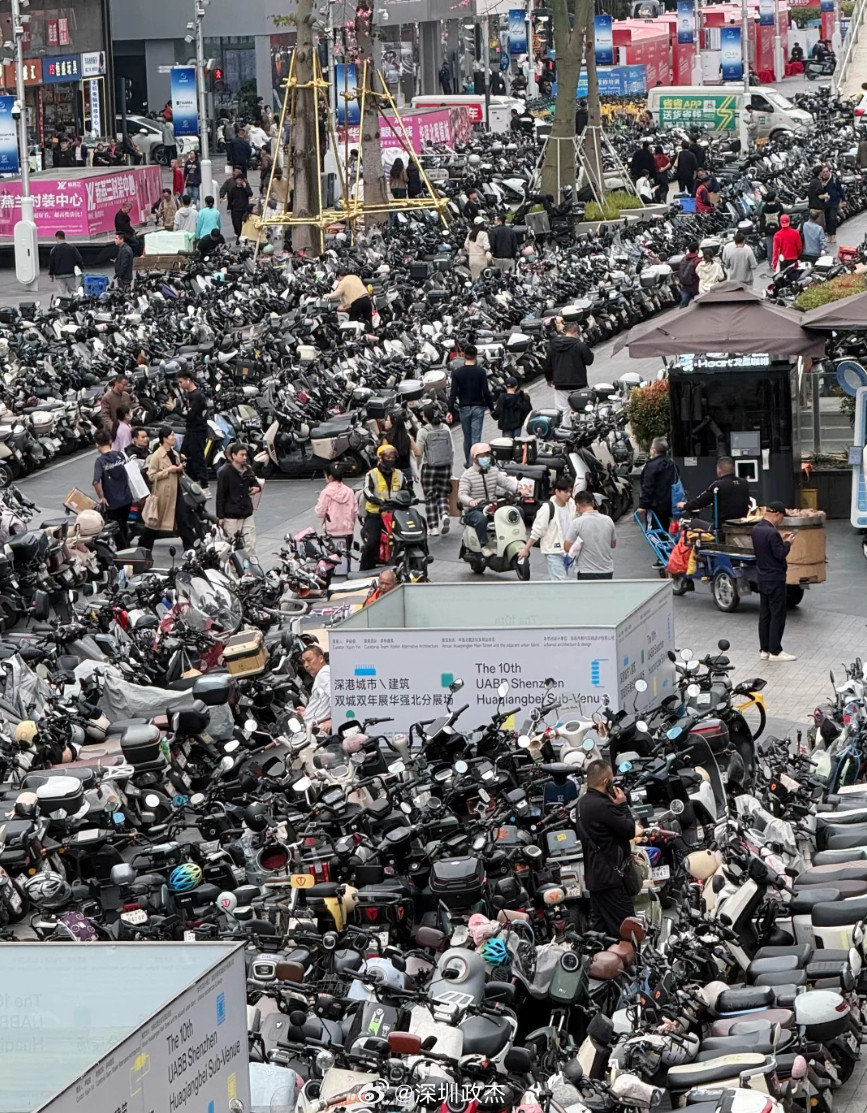 深圳速度，华强北一夜之间电动车全部清空完了。真的全部拖走了，不是不让你骑，只是不