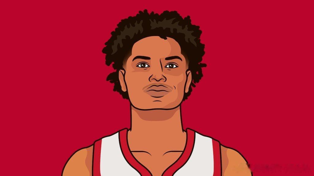 阿门·汤普森第三赛季的最终场均数据：▪️37.4分钟（NBA第2）▪️18.3分