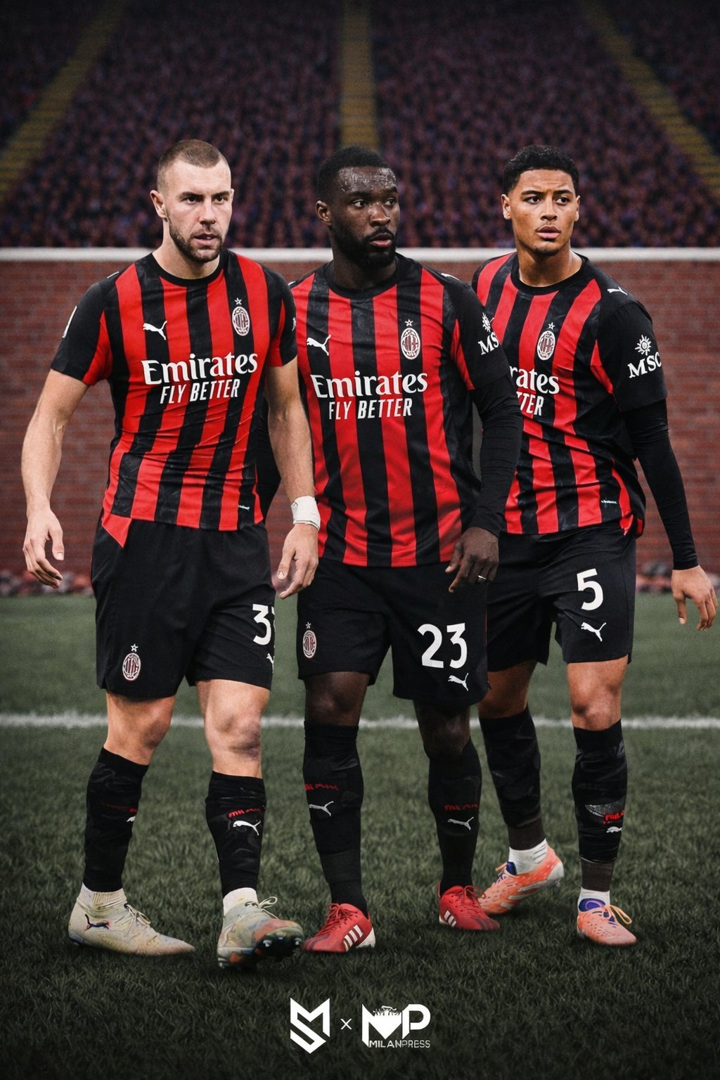 AC米兰由于加比亚接受手术而缺席比赛，托莫里、帕夫洛维奇和德温特组成的三后卫组