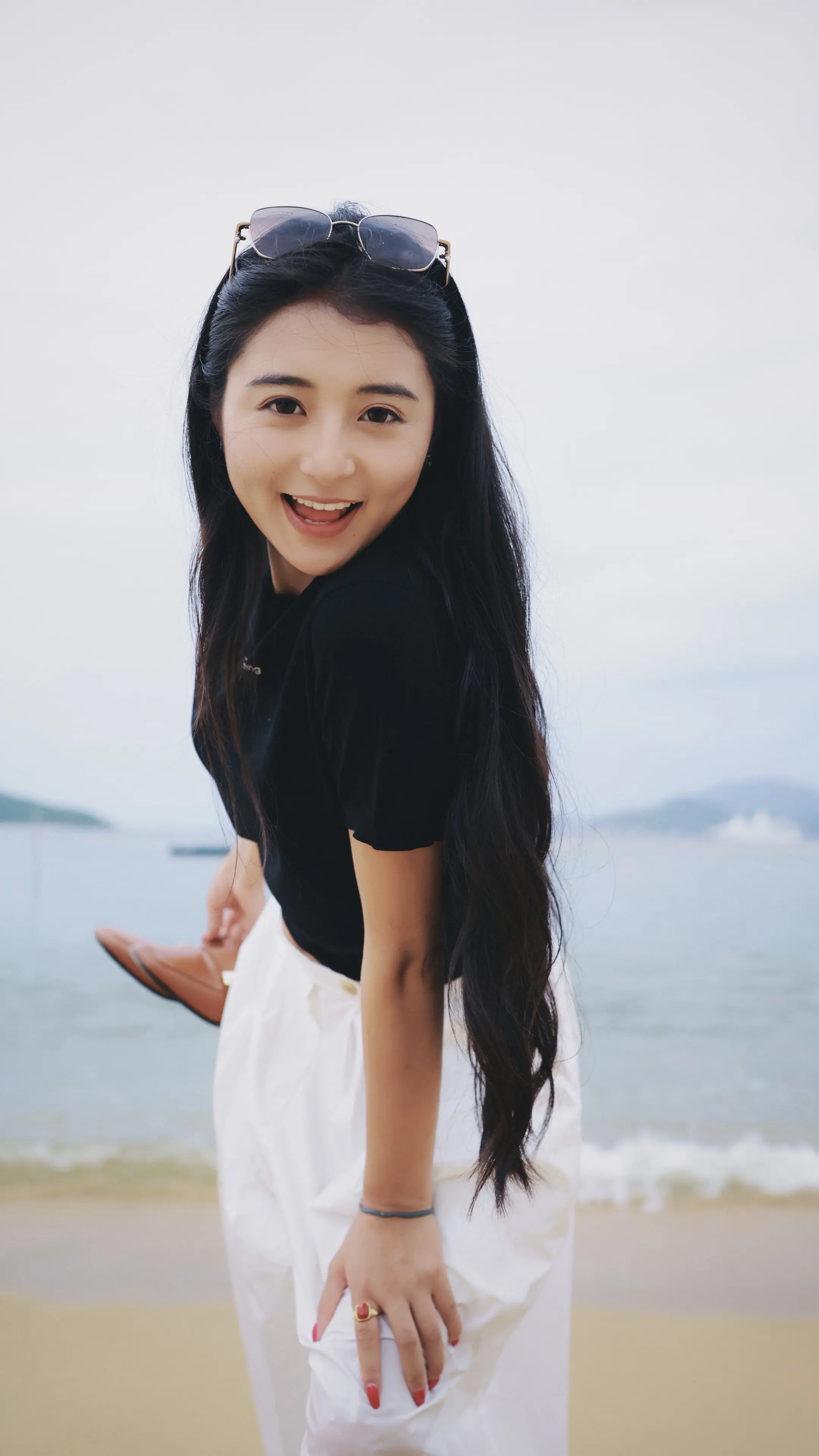 海边清甜风 香港约拍 爱拍照的老左 治愈系笑容