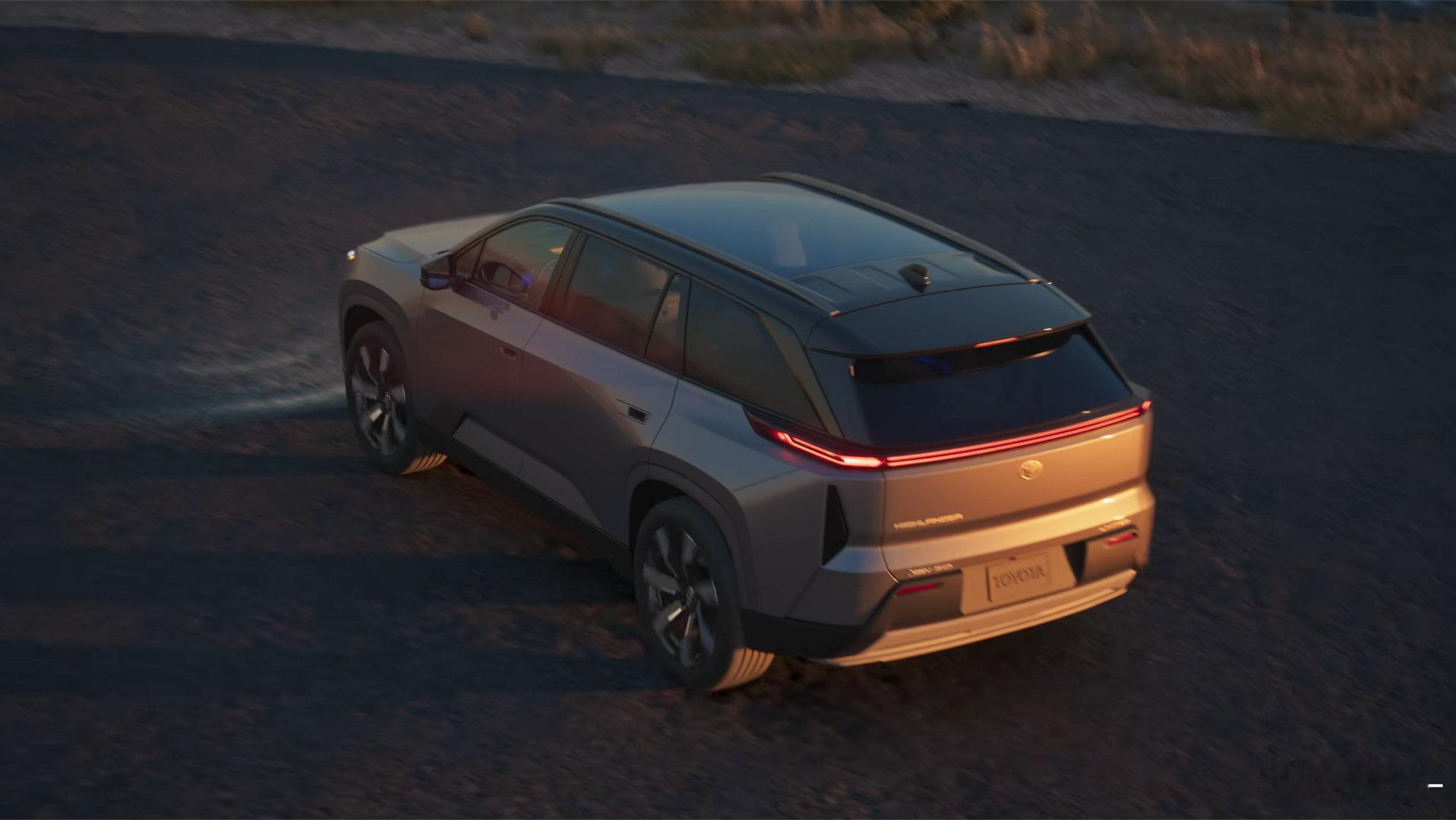 全新纯电汉兰达来了海外纯电汉兰达正式亮相车长5050，宽1989，高1709，轴