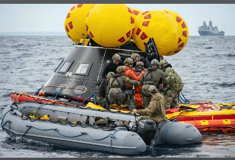 阿尔忒弥斯猎户座返回舱和印度的一样干净近期，美国阿尔忒弥斯猎户座顺利完成绕月