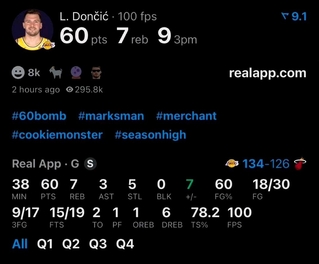 热火记者发推：“为了拿到58分还把东契奇留在场上，这种做法有些不太道德。”当初