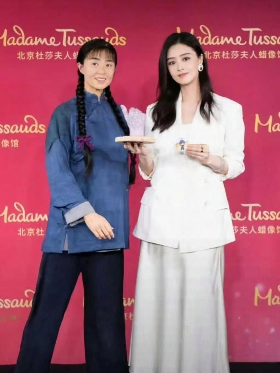 蒋欣的蜡像，应该是所有明星里最不像的，不像蒋欣像宋佳……