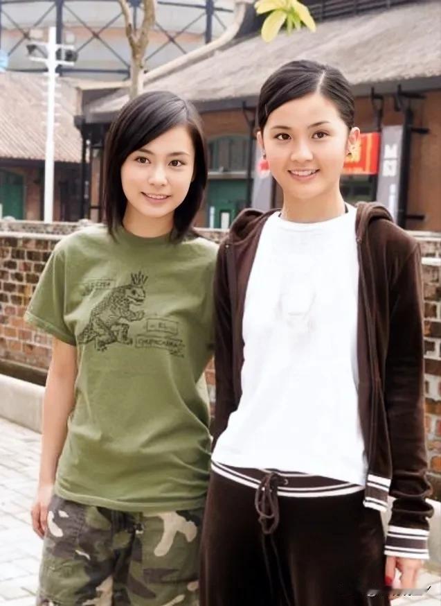 2004年23岁的阿娇与22岁的阿Sa，太美了。