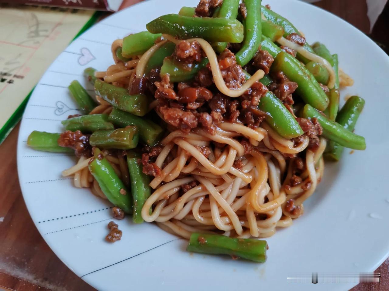 超燃美味来袭！我敢说这种面条菜码很少有人吃过，你吃过这种菜码的面条吗？自制豆角码