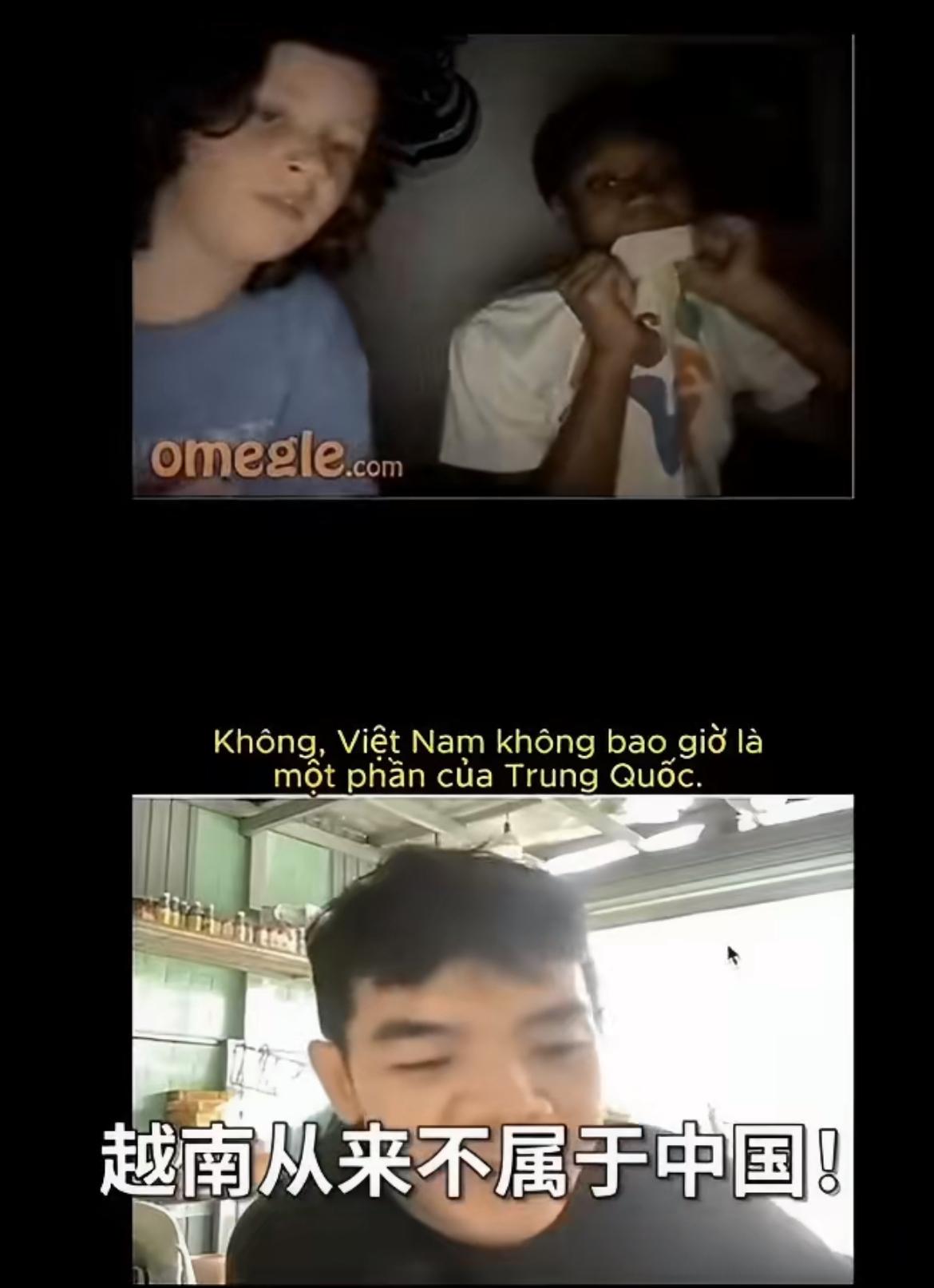 越南博主连线到美国小孩，他问小孩“你们知道越南吗”小孩：越南以前属于中国越南