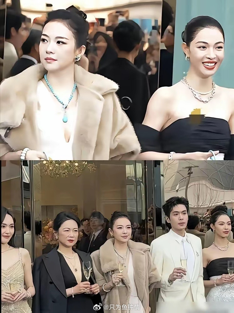 章子怡脸都僵了，硬生生塞进个张若昀，才把钟楚曦隔开。你以为品牌方傻吗？全球代言人