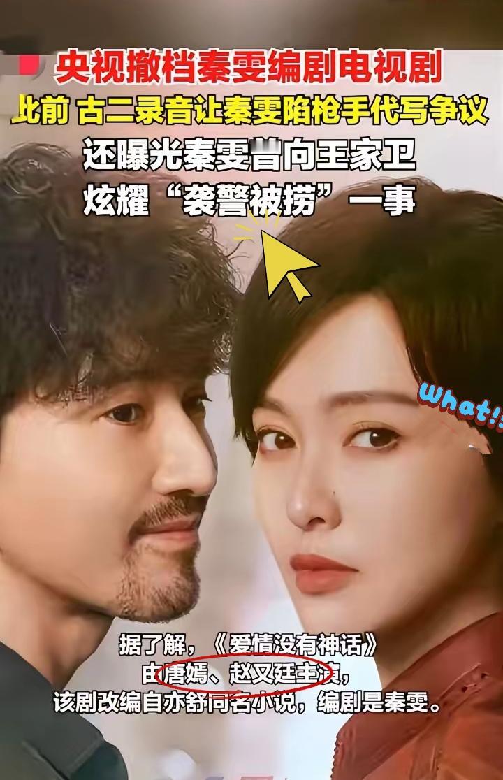 秦雯的报应这就来了！！没有多余的废话，央视第一个出手，直接下架她编剧的《爱情没