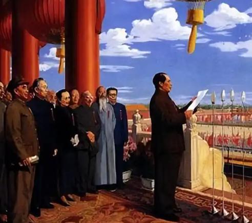 开国大典前夕，总理问主席：“礼炮应当鸣几响呢？”主席想了想说：“就鸣二十八响。”