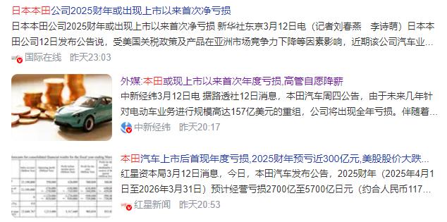 本田突发暴雷，意味着日本开始沦为二流国家？许多人认为，本田亏损说明不了太多东
