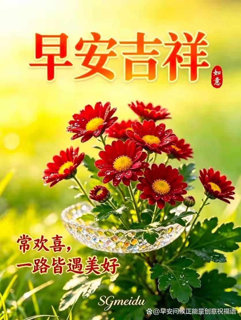 一句简单早安，没有华丽的辞藻，却是清晨最温柔的传递。不用长篇大论，短短的几句祝